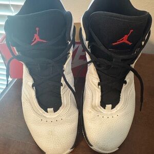 Nike Black and Red Sneakers